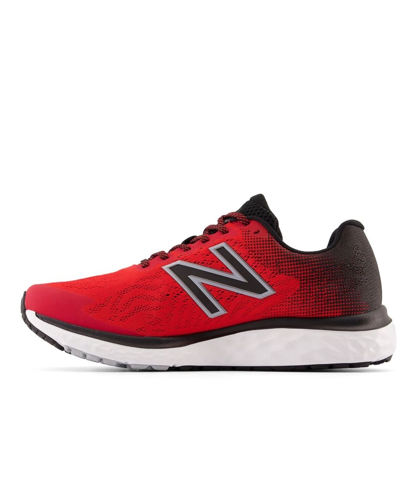 New Balance Mens 680v7 Running Shoes in Red Mesh - Size UK 7